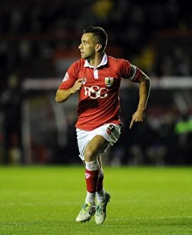 Images Dated 19th August 2014: Sam Baldock's Thrilling Goal: A Stunning Moment for Bristol City Against Leyton Orient (August 2014)