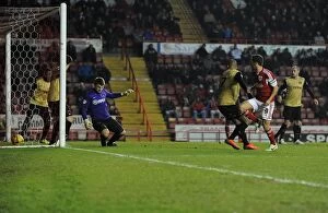 Images Dated 26th November 2013: Sam Baldock's Winning Goal: Bristol City Triumphs Over Leyton Orient in Sky Bet League One