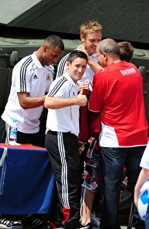Images Dated 25th July 2010: Behind the Scenes: 2010-11 Bristol City First Team Open Day