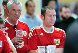 Images Dated 25th July 2010: Behind the Scenes: Bristol City First Team Training at Open Day - Season 10-11