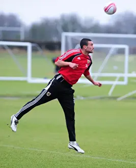 Training 13-01-11 Prints: Behind the Scenes: Gearing Up for Season 10-11 - Bristol City First Team Training (January 13)