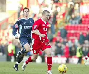 05-06 Action Prints: Scott Brown: Unstoppable Force of the 05-06 Bristol City Football Club