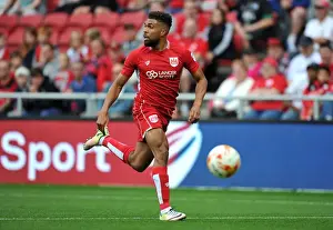 Bristol City V Derby County Prints: Scott Golbourne in Action: Bristol City vs Derby County at Ashton Gate Stadium, 2016