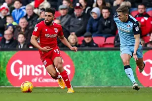 Bristol City V Rotherham United Prints: Scott Golbourne in Action: Bristol City vs Rotherham United