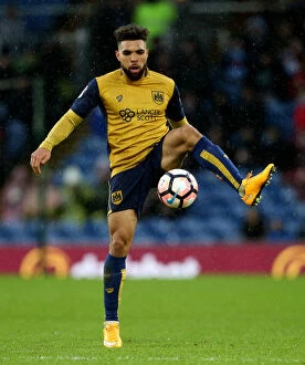 Images Dated 28th January 2017: Scott Golbourne in Action: Burnley vs. Bristol City, FA Cup Fourth Round (2017)