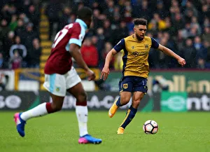 Burnley Prints: Scott Golbourne in Action: Burnley vs. Bristol City, FA Cup Fourth Round