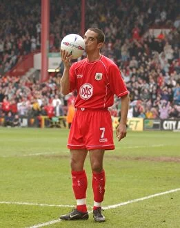 Images Dated 27th February 2008: Scott Murray's Hat-Trick: A Triumphant Moment for Bristol City (02-03)