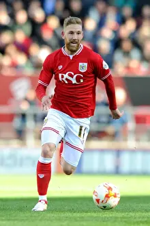 Scott Wagstaff in Action: Bristol City vs Sheffield Wednesday, Sky Bet Championship at Ashton Gate Stadium