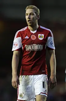 Scott Wagstaff in Action: FA Cup First Round - Bristol City vs Dagenham and Redbridge at Ashton Gate