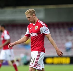 Images Dated 11th August 2013: Scott Wagstaff of Bristol City in Action Against Coventry, Sky Bet League One, 2013