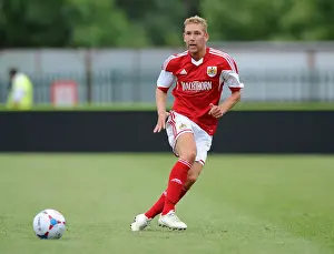 Scott Wagstaff of Bristol City Faces Off Against Forest Green Rovers in Preseason Clash, 2013