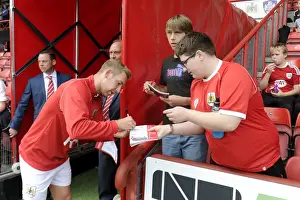 Scott Wagstaff of Bristol City Signing Autographs at Ashton Gate, 13 September 2014