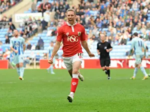 Coventry City V Bristol City Prints: Scott Wagstaff Scores Game-Winning Goal for Bristol City in Sky Bet League One