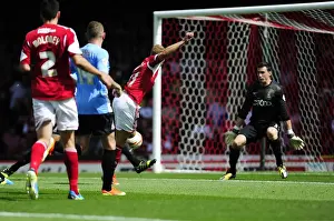 Bristol City V Bradford City Prints: Scott Wagstaff Scores the Opener for Bristol City against Bradford City, 2013