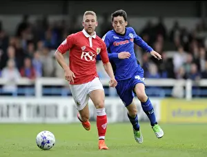 Scott Wagstaff vs. Ian Henderson: Intense Rivalry at Spotland Stadium, Rochdale AFC vs. Bristol City (August 23, 2014)