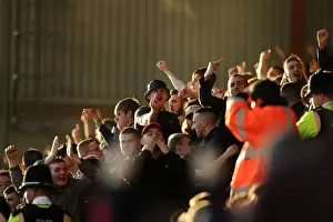 Bristol City V Preston North End Prints: Sea of Away Fans: Preston North End Overwhelm Ashton Gate, 2014