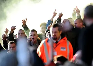 Bristol City V Preston North End Prints: Sea of Away Fans: Preston North End Overwhelms Ashton Gate, 2014