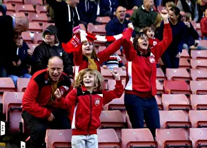 Sea of Bristol City Fans: Oakwell Stadium Showdown - Barnsley vs. Bristol City, Championship Match