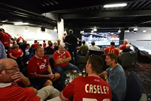 Bristol City V Reading Prints: Sea of Bristol City Supporters at Sports Bar and Grill during Bristol City vs Reading Match