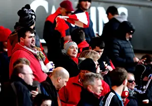 Wolverhampton Wanderers V Bristol City Prints: A Sea of Passion: Bristol City Fans at Molineux (Sky Bet Championship)