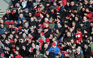 Bristol City V Cardiff Prints: Sea of Passion: Bristol City vs. Cardiff City at Ashton Gate, 2016