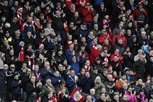 Bristol City V Charlton Prints: A Sea of Passion: Bristol City vs Charlton Athletic at Ashton Gate, December 2015