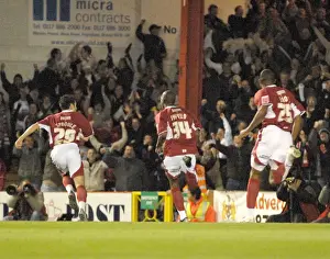 Framed Print : A Sea of Passion: United Bristol City Football Club Fans