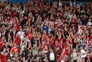 Images Dated 31st October 2007: A Sea of Passion: Unwavering Devotion of Bristol City FC Fans