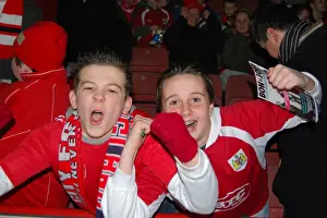 Framed Print : A Sea of Passion: Unwavering Support for Bristol City Football Club by Fans