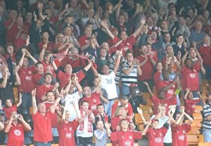 Images Dated 31st October 2007: A Sea of Passionate Pride: Unyielding Support of Bristol City FC Fans