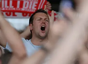 Crystal Palace V Bristol City Play Off 1st Leg Prints: A Sea of Passionate Unity: Bristol City Football Club Fans