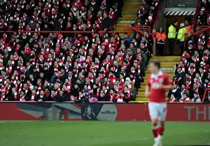 Sea of Red and White: Unified Bristol City Fans at Ashton Gate, FA Cup Fourth Round