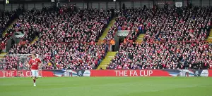 Sea of Red and White: Unified Bristol City Fans at Ashton Gate, FA Cup Fourth Round
