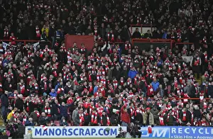 Sea of Red and White: Unified Bristol City Fans at Ashton Gate