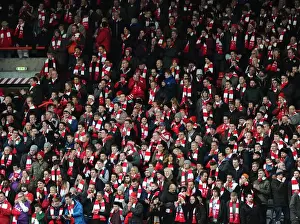 Sea of Red and White: Unified Bristol City Fans at Ashton Gate