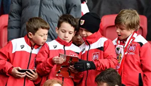 Bristol City V Cardiff Prints: Sea of Supporters: Bristol City vs