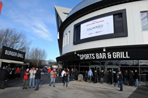 Bristol City V Cardiff City Prints: Sea of Supporters: Bristol City vs. Cardiff City at Ashton Gate