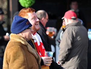 Bristol City V Cardiff City Prints: Sea of Supporters: Bristol City vs