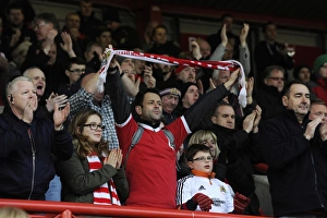 Bristol City V Gillingham Prints: Sea of Supporters: Bristol City vs Gillingham, Ashton Gate, 2014