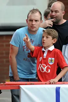 Bristol City V MK Dons Prints: Sea of Supporters: Bristol City vs MK Dons at Ashton Gate - Sky Bet League One