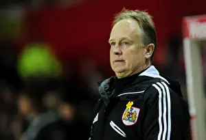 Sean O'Driscoll of Bristol City Pre-Match at Ashton Gate vs Brighton and Hove Albion (05.03.2013)