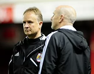 Images Dated 16th April 2013: Sean O'Driscoll Leads Bristol City Against Birmingham City, 16th April 2013