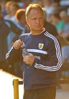 Images Dated 6th August 2013: Sean O'Driscoll Leads Bristol City in Capital One Cup Clash at Gillingham, 06-08-2013