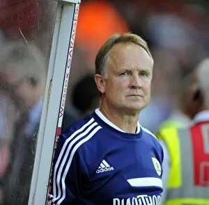 Images Dated 27th August 2013: Sean O'Driscoll Leads Bristol City in Capital One Cup Battle against Crystal Palace, August 2013
