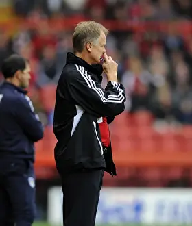 Bristol City V Colchester United Prints: Sean O'Driscoll Leads Bristol City Against Colchester United in Sky Bet League One