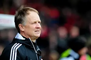 Bristol City V Sheffield Wednesday Prints: Sean O'Driscoll Leads Bristol City in Npower Championship Match against Sheffield Wednesday