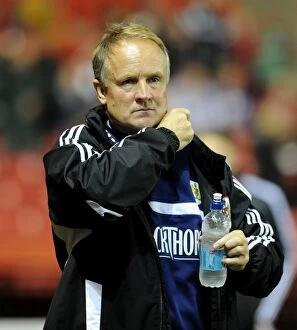 Images Dated 17th September 2013: Sean O'Driscoll Leads Bristol City in Sky Bet League One Clash Against Shrewsbury Town at Ashton