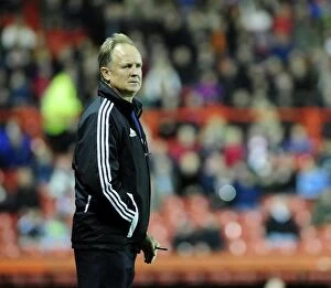 Images Dated 22nd October 2013: Sean O'Driscoll Leads Bristol City in Sky Bet League One Match vs. Brentford