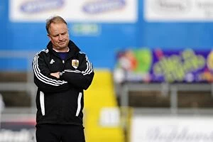 Images Dated 26th October 2013: Sean O'Driscoll Leads Bristol City in Sky Bet League One Clash at Carlisle United, October 2013