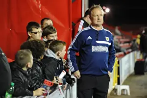 Framed Print : Sean O'Driscoll Leads Bristol City in Sky Bet League One Clash Against Brentford